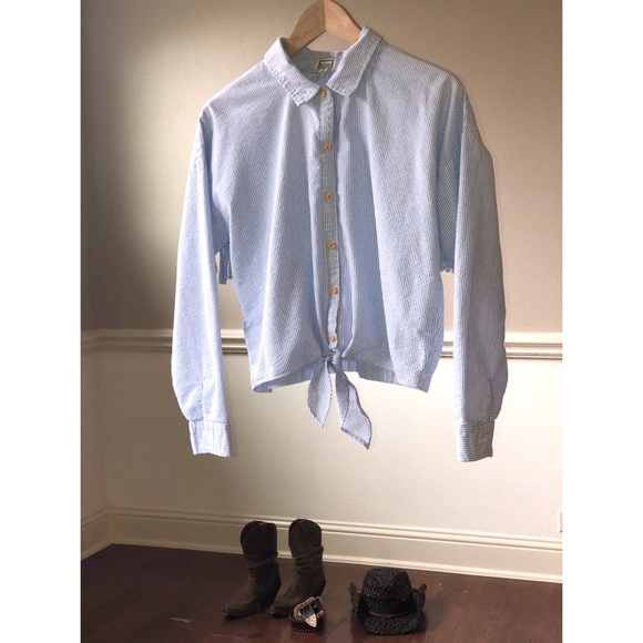 Pinstripe Cowgirl MO:Vint Shirt - Picture 4 of 4